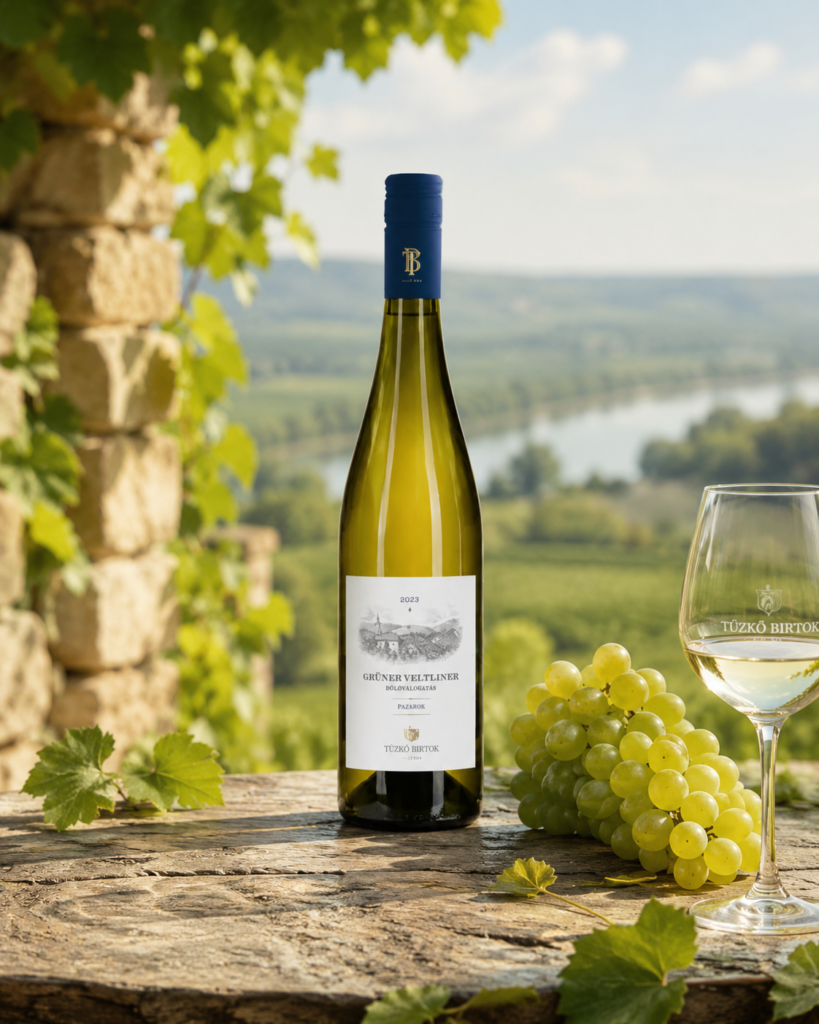 Tűzkő Birtok Grüner Veltliner bor avantgard rooftop bar