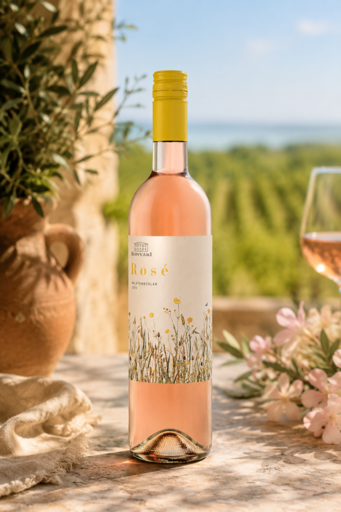 Konyári Rosé 2025 bor avantgard rooftop bar