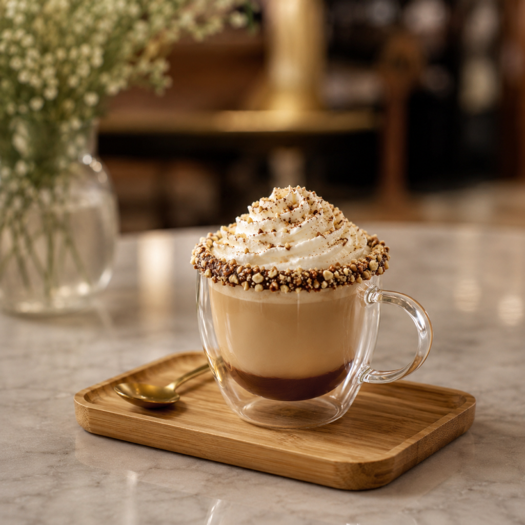 Nutellás Mogyoró Latte avantgard Brunch cafe