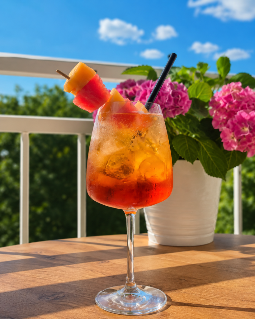SUTTO Melon Rosé Spritz avantgard rooftop bar