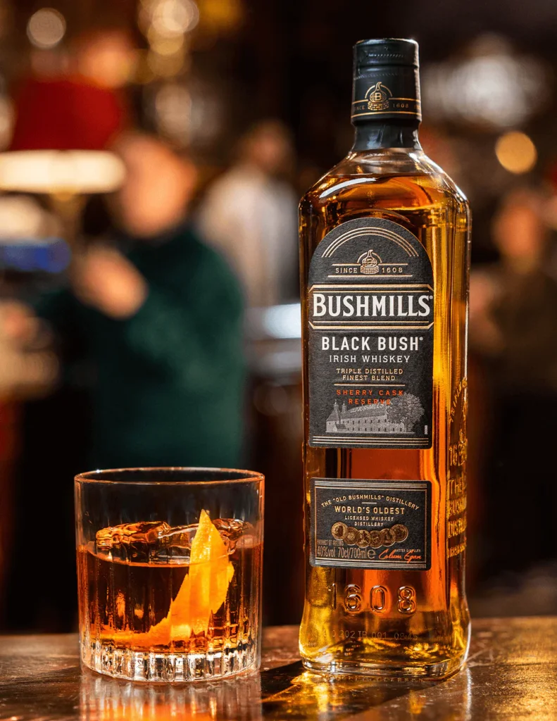 Bushmills Black Bush Irish Whiskey avantgard rooftop bar