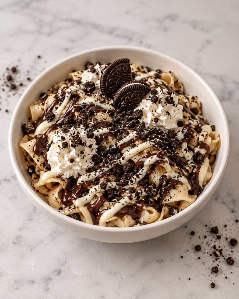 Oreo Crepe bowl avantgard brunch cafe