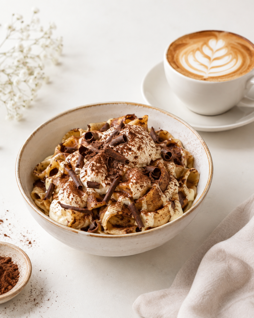Tiramisu Crêpe Bowl avantgard brunch caffe.