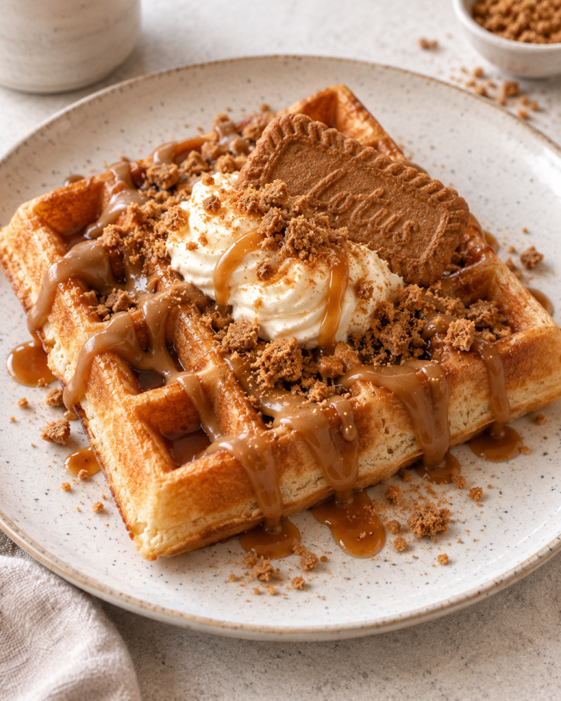 biscoff lotus belga waffel avantgard brunch cafe